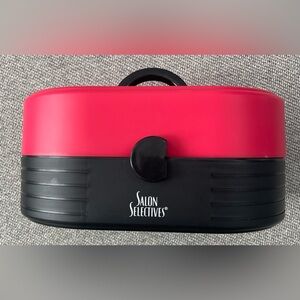 Vintage Caboodles Salon Selectives Red and Black Toiletry Bags